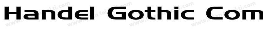 Handel Gothic Compre字体转换